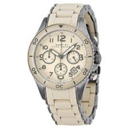 Horlogeband Marc by Marc Jacobs MBM2591 Roestvrij staal (RVS) Beige 20mm